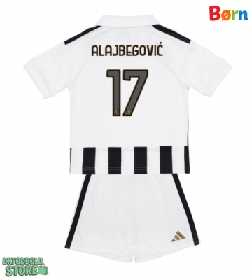 Juventus Kerim Alajbegovic #17 Replika Babytøj Hjemmebanesæt Børn 2026-27 Kortærmet (+ Korte bukser)